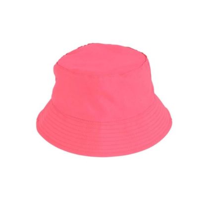 neon pink bucket hat