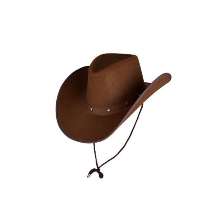 dark brown cowboy hat